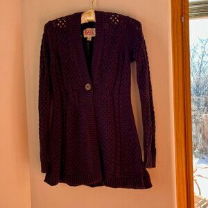 Navy Anthropologie Cardigan